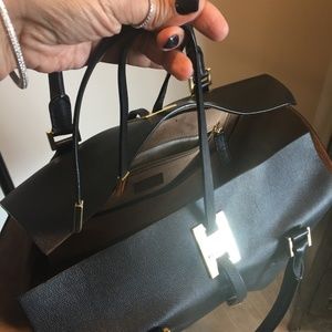 Michael Kors Black Leather Handbag